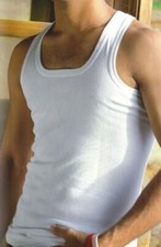 Men's Slim Fit Vest Ribbed