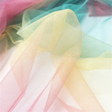 2PCS 1.5M Colorful Mesh Fabric