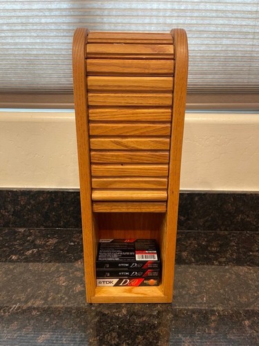 Vintage oak wood tambour - vintage,