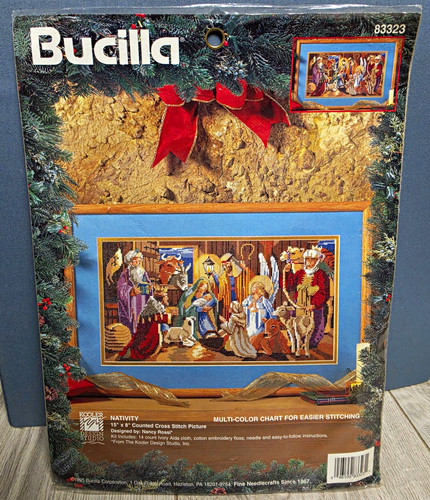 Bucilla counted cross - cross, stitch