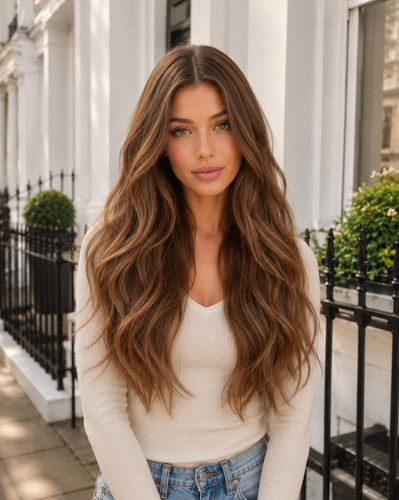 Inch brown lace - inch, front