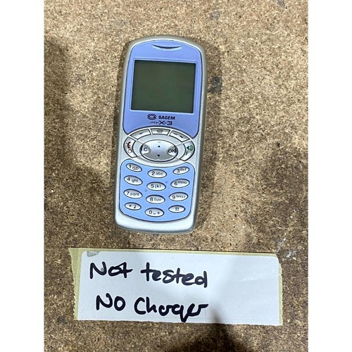 Sagem myx cell phone blue - phone,
