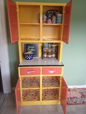 Retro vintage kitchen metal