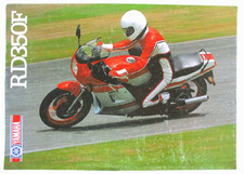 Yamaha RD350F Motorcycle Brochure 1986 -  Cool