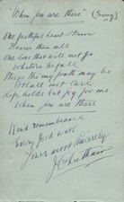 JOHN CHEETHAM - AUTOGRAPH