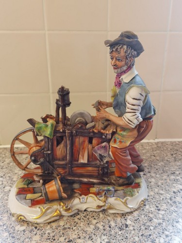 Vintage capodimonte old man - vintage,
