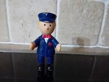 Vintage Bluebird Big Red Fun Bus Figure Toy