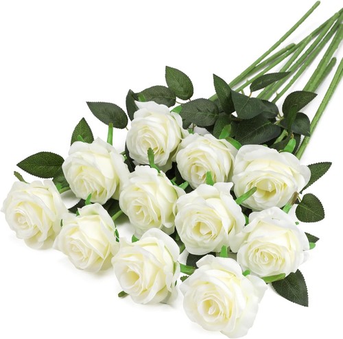 12pcs fake artificial rose - fake,