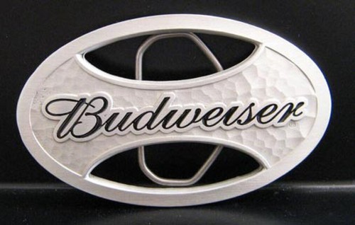 Budweiser buckle with - budweiser,