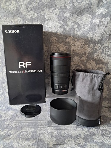 Mint boxed canon rf 100mm - [mint],