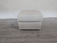 Nicoletti Mesa Beige Fabric Storage Ottoman RRP £549