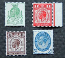 GB KGVI 1929 PUC Postal Union Congress set SG434-437 Mint unmounted MNH