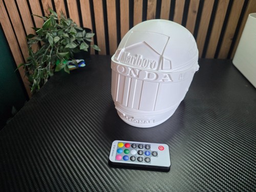 Ayrton senna helmet led lamp - senna,