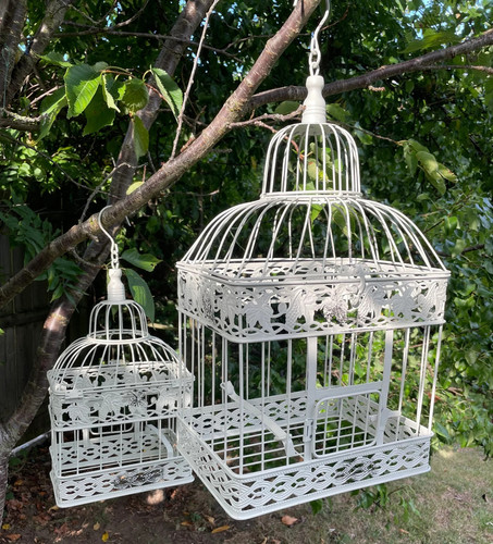 Set aged cream metal - aged,