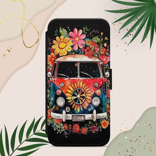 Hippie van retro phone - hippie, case