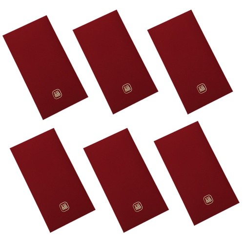 6pcs chinese style red - style,