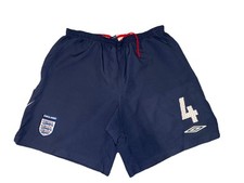Vintage England Home Shorts Umbro Navy Blue Size XXL