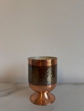 Copper Water Goblet Chalice