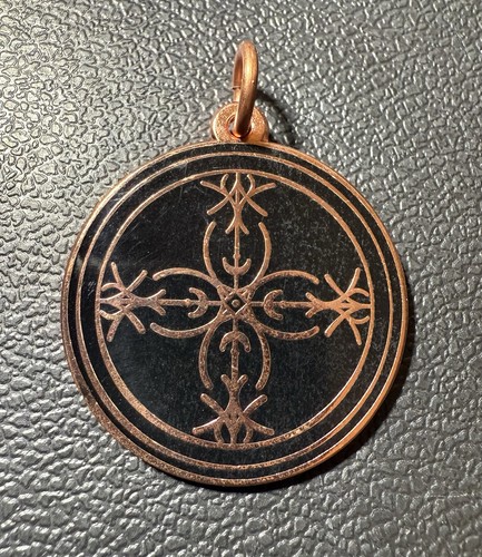 Round sigil pendant rose - sigil,