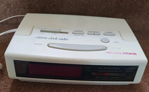 Morphy richards cr340 clock - morphy,