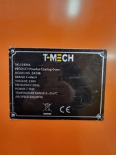 T-Mech Electric Powder Coating Curing Oven + 220L sand blasting cabinet