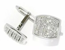 Men's Cufflinks 3.00Ct Round