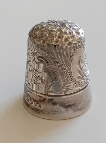 Sterling silver thimble - sterling,