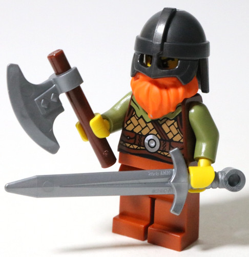 Lego viking warrior minifigure - lego,