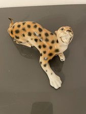 Royal Dux Bohemia Leopard