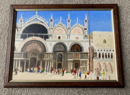 Vintage framed naive - framed, style