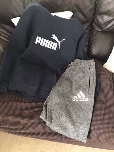 Men puma hoodie - men, &