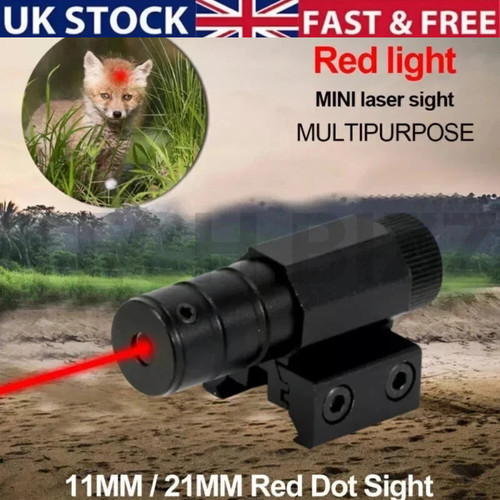 Red laser dot sight scope - laser,