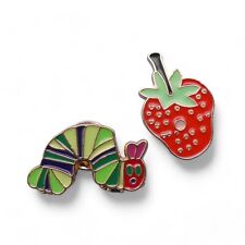 Set The Very Hungry Caterpillar And Strawberry Enamel Pin Badge