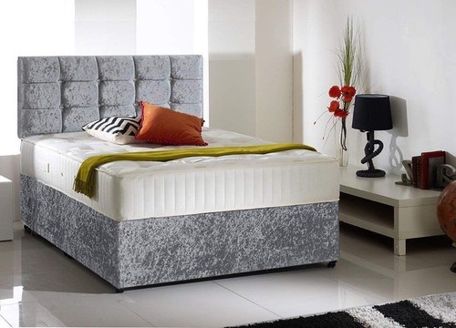 Double crushed divan bed and - divan,