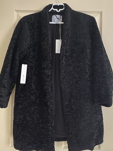 Jigsaw woman faux fur black - jigsaw,