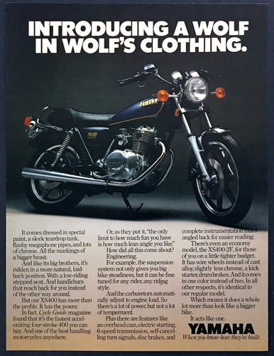 1979 yamaha xs400 - yamaha, motorcycle