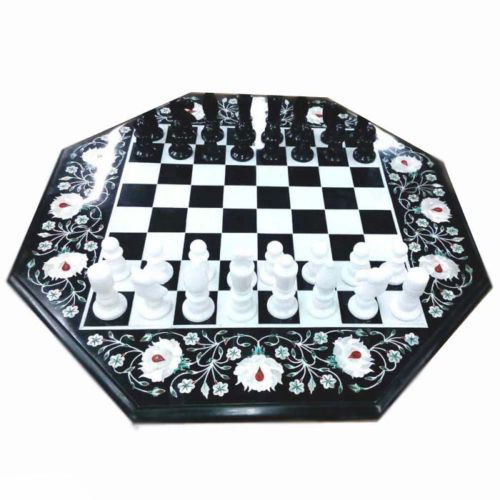 Marble chess coffee - 18",