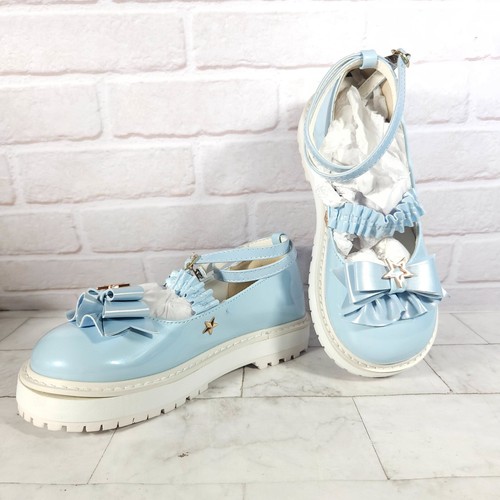 Berobello shoes blue - shoes, ribbon