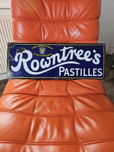 Enamel advertising sign - enamel,