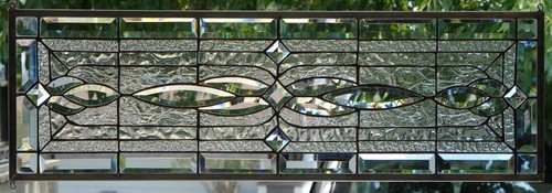 Stained glass transom window - stained,