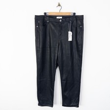 M&S Faux Leather Straight Leg