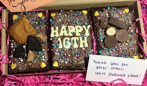 Personalised brownies cookies - personalised, brownies/cookies
