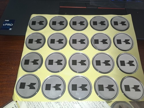 Kawasaki emblems gel - x4,