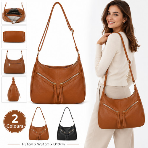 Ladies hobo shoulder bag - hobo,