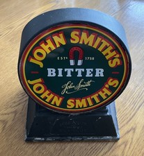 A rare John Smiths Bitter Beer Light Up Pump Font Head Bar Pub
