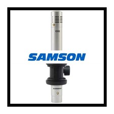 1 Genuine SAMSON C02 Condenser Microphone Cardioid XLR Mic Shock Mount 48V Demo
