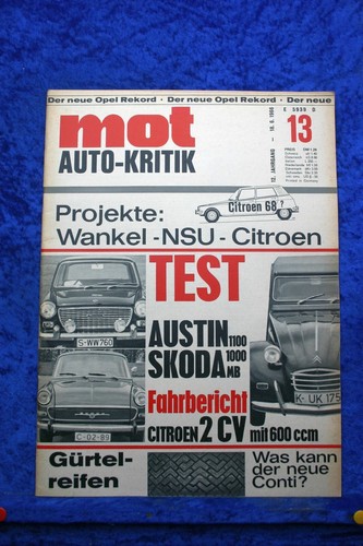Mot austin 1100 - austin, skoda