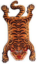 Tibetan Tiger Rugs 2x3 Feet