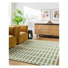 Hand Tufted Wool Rug, Modern