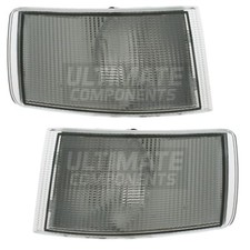 Front Indicators Lights Fits Fiat Ducato Van 1994-2002 Clear Drivers & Passenger